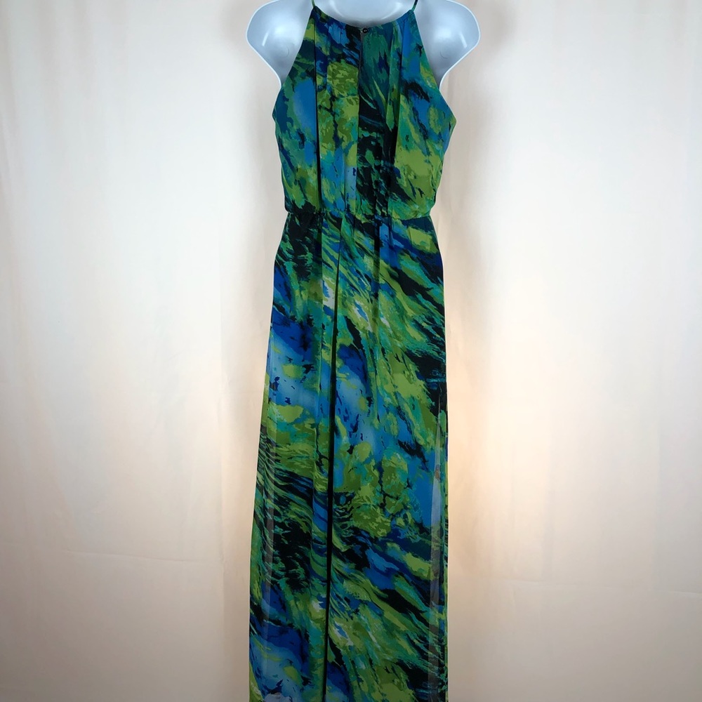 Cynthia Rowley spaghetti strap maxi dress 6 - Picture 2 of 7